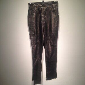 Very Soft Genuine Leather Pants with Very Original Design